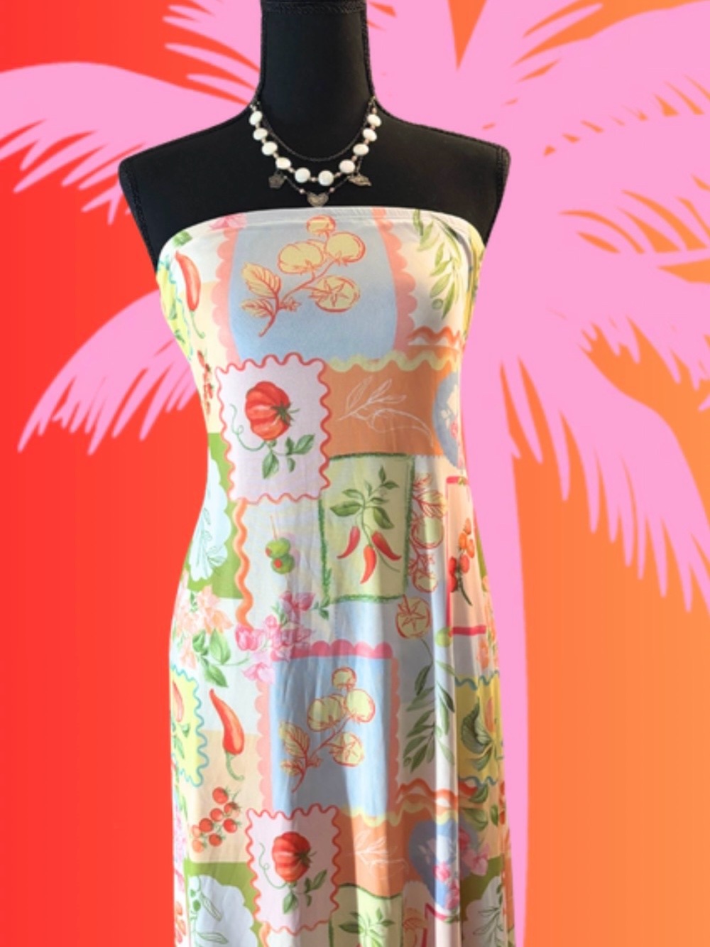 see you monday dresses | | See You Monday Strapless Maxi Dress In Pastel Patchwork Floral core-essential Size:XS P ZAPAKA Women Sparkly Burgundy Floral dress